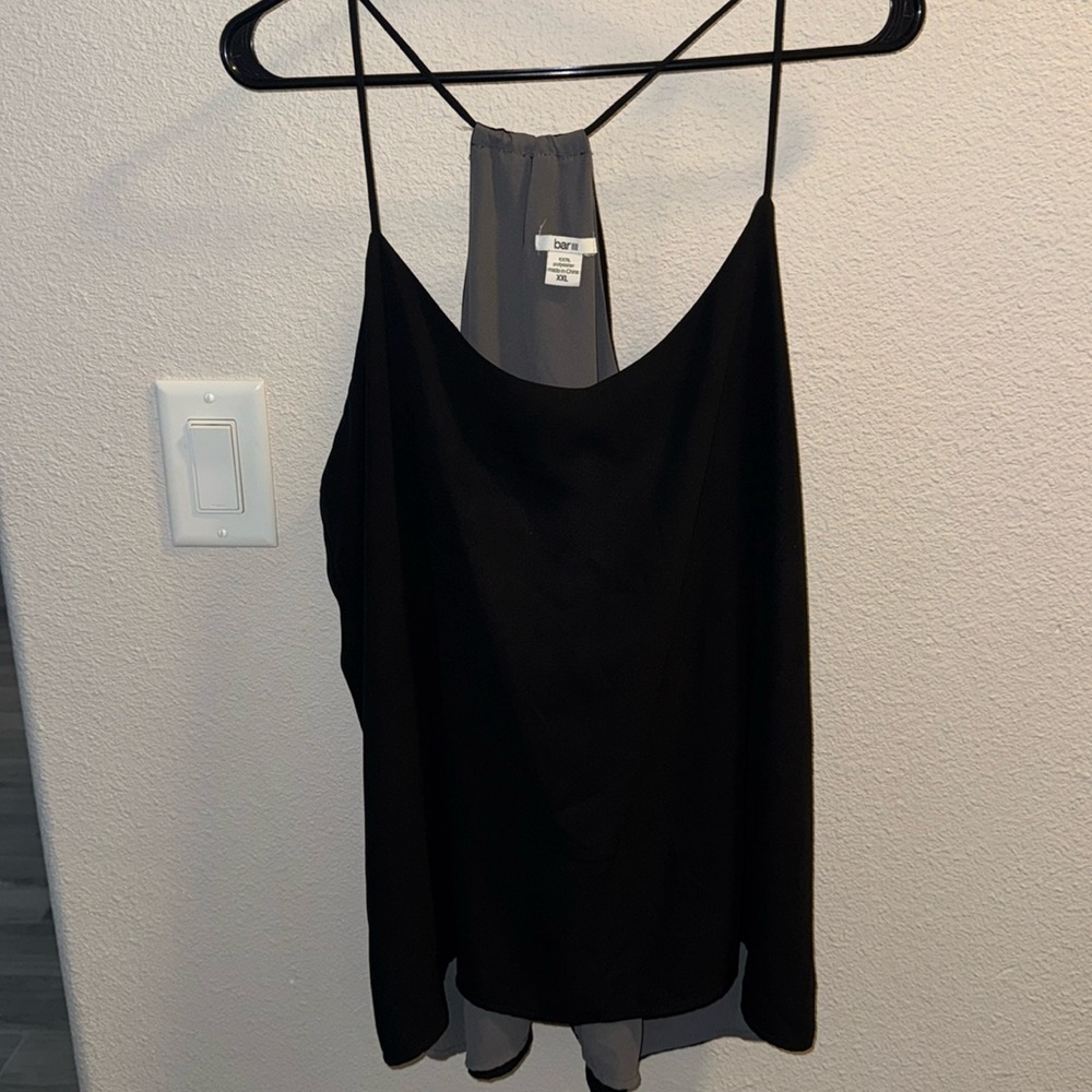 Bar III black tank top